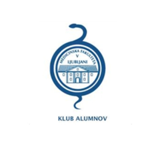 Logotip kluba alumnov Medicinske fakultete.
